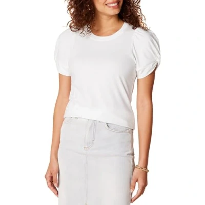 Afbeelding van Amazon Essentials Dames Classic Fit Twist Mouw Ronde hals T shirt, Wit, XL