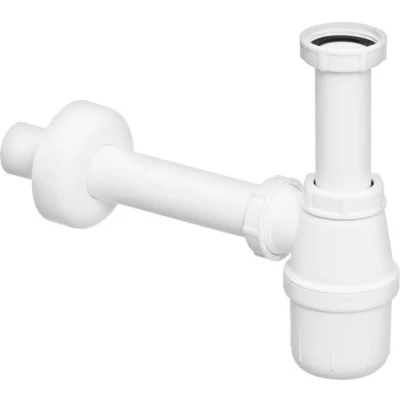 Afbeelding van Viega bekersifon met muurb./rozet 1.1/4&quot; x 32 mm kunststof wit