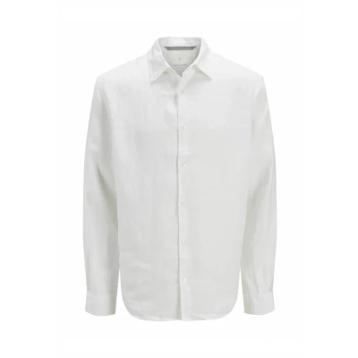 Afbeelding van JACK &amp; JONES PREMIUM casual overhemd wit