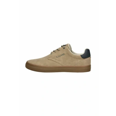 Afbeelding van s.Oliver Sneaker Sneakers laag, Heren, Maat: 41, Taupe Kunststof