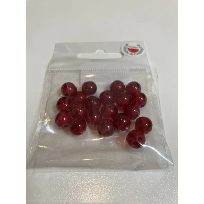 Afbeelding van Sparkle glass beads, Ruby