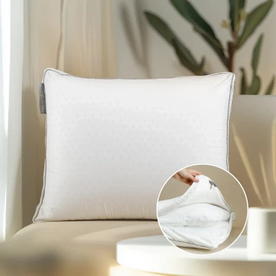 Afbeelding van Hoofdkussen Hoteldream Latex Geschikt Voor Rug En Zijslaper Dekbed Discounter.nl