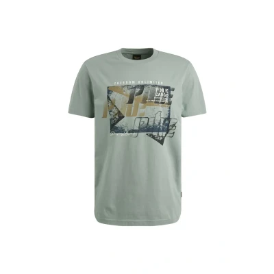 Afbeelding van Pme Legend Short Sleeve R Neck Single Jersey Ptss2508563 Licht Blauw Heren The Stone