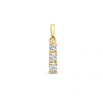 Afbeelding van 14K geelgoud hanger zirkonia 4026938