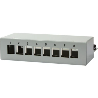 Afbeelding van Keystone patch panel box voor 8 keystones Kabelverbinder Kabel Connector
