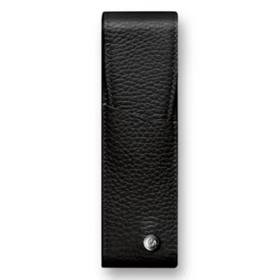 Afbeelding van Caran d &#039;Ache Leman Leren hoesje voor twee pennen zwart, 1 Stück (1er Pack), Etui