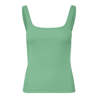 Afbeelding van VERO MODA Dames Vmchloe Sl Short Square JRS Noos Top, katydid, L