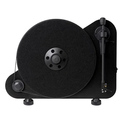 Afbeelding van Pro Ject VT E R Plug &amp; Play Analoog digitaal Rechtopstaand of liggend Ophangen aan de muur Zwart