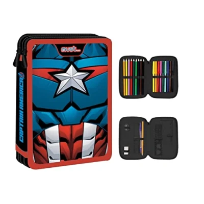 Afbeelding van Marvel Avengers Gevuld Etui, Captain America 21 x 15 5 cm 31 st. Polyester