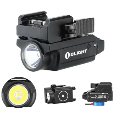 Afbeelding van OLIGHT PL Mini 2 Valkyrie tactische lamp, verstelbaar, krachtige magnetische oplader, 600 lumen, voor jacht, zoeken, compatibel met Picatiny &amp; GL, zwart