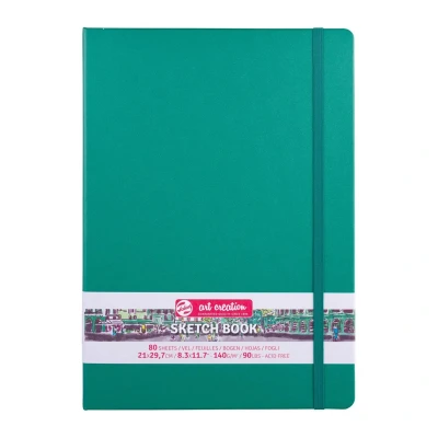 Afbeelding van Schetsboek Talens Art Creation woudgroen 21x29,7cm 140gr 80vel