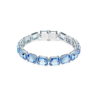 Afbeelding van Swarovski dames Millenia armband met kristal M in de kleur Blauw