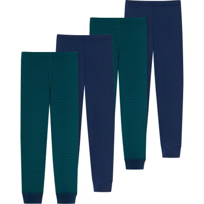 Afbeelding van Schiesser 4ER PACK Onderbroek Grün blau voor kinderen, Maat: 92,