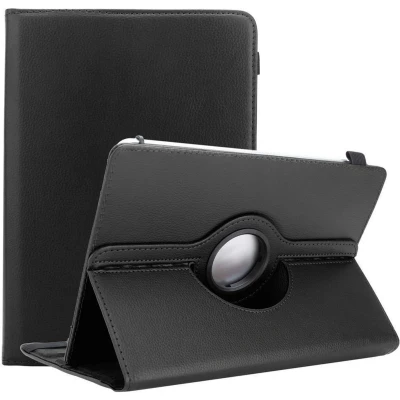 Afbeelding van Cadorabo Tablet Hoesje geschikt voor Lenovo Tab M10 (10.1 Zoll) TB X505F in ZWART 360 graden beschermhoes van imitatieleer met standfunctie en elastische band