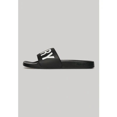 Afbeelding van Superdry Vrouwen Vegan Core Badslippers Zwart Grootte: 5 6