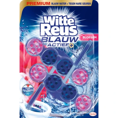 Afbeelding van Witte Reus Toiletblok blauw actief bloesem 100 g