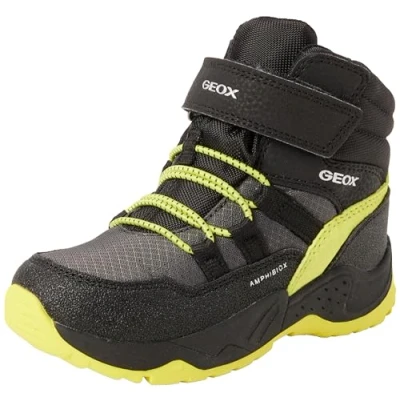 Afbeelding van Geox Sentiero BOY ABX Snowboots voor kinderen, Maat: 35, Light grey/royal Imitatieleer/ textiel