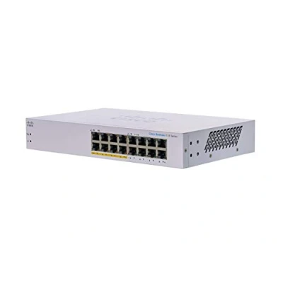 Afbeelding van Onbeheerde switch Cisco Business CBS110 16T D, 16 poorts GE, gedeeltelijke PoE, beperkte levenslange garantie (CBS110 D)