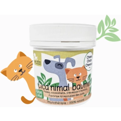 Afbeelding van KasTete Franse Natuurlijke genezende balsem voor honden en katten pijnlijke spieren 80ml