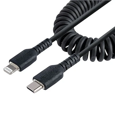 Afbeelding van StarTech.com RUSB2CLT50CMBC Lightning kabel 0,5 m Zwart