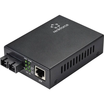 Afbeelding van Renkforce RF 4581874 Netwerk mediaconverter CAT 6, SC Duplex 1000 MBit/s