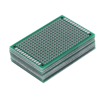 Afbeelding van Socialme eu Dubbelzijdige prototyping, solderen, universele PCB printplaat voor doe het zelf solderen en elektronisch project, herbruikbare verpakking, 10 stuks 4 x 6 cm
