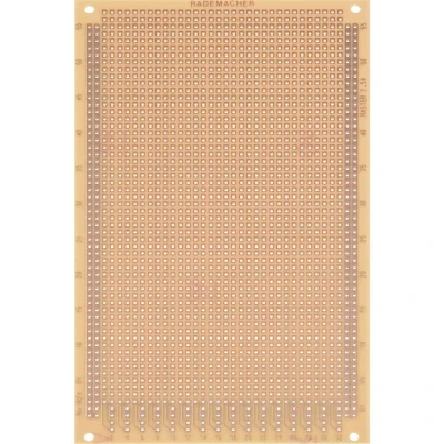 Afbeelding van Rademacher WR Typ 921 Experimenteer printplaat Hardpapier (l x b) 160 mm 100 35 µm Rastermaat 2.54 Inhoud 1 stuk(s)