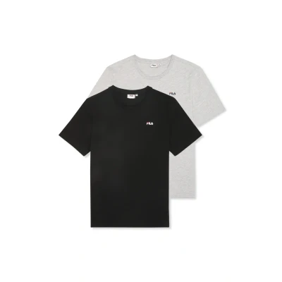Afbeelding van FILA Brod Thee/Double Pack Zwart Licht Grijs Melange XS, Black Light Grey Melange, XS