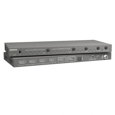 Afbeelding van Marmitek HEU42 HDMI extender UTP HDBaseT 4K 60Hz 120 m PoC
