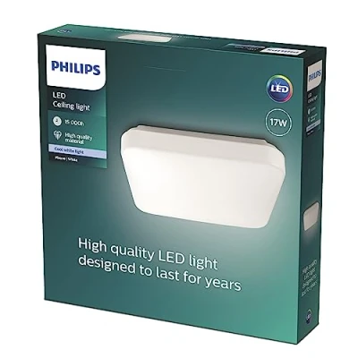Afbeelding van Philips LED Sceneswitch Garnet CL580 30W Ceiling plafondlamp Warm Wit 2700k [30W IP20 Wit] Voor binnen gebruik, woonkamer, studiekamer, werkkamer