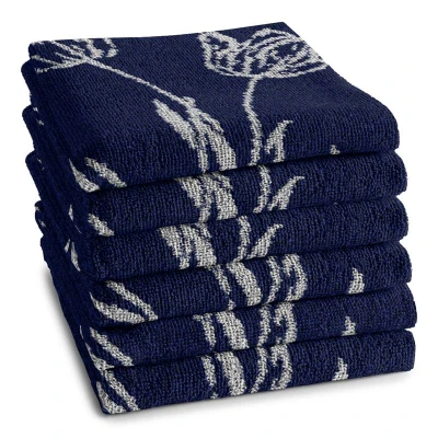 Afbeelding van Keukendoek DDDDD Lisse Blue (set van 6)