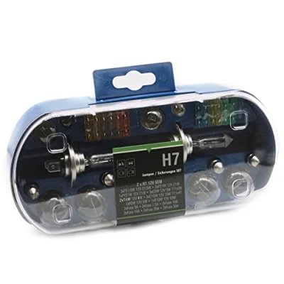 Afbeelding van LIGHTWORLD24 auto H7 verlichting zekering set 12V 30 stuks lamp remlicht box vervanging