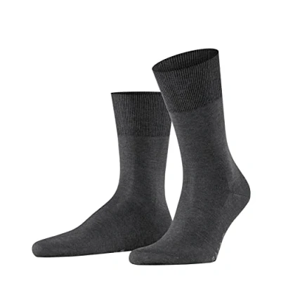 Afbeelding van FALKE Heren Sokken Firenze M SO Katoen eenkleurig 1 Paar, Grijs (Anthracite Melange 3190), 43 44