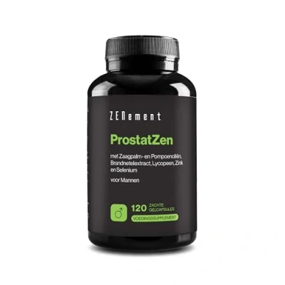 Afbeelding van ProstatZen met Zaagpalm en Pompoenzaadolie, Brandnetelextract, Lycopene, Zink Selenium Synergetische Formule voor het Mannenwelzijn 120 Softgel Capsules Zenement