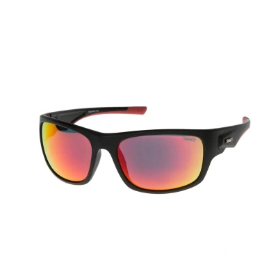 Afbeelding van Zonnebril Sinner Bruno Matte Black Smoke Red Oil
