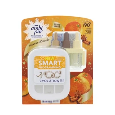 Afbeelding van Ambi Pur Starterset 3volution Apparaat + Navulling Orange &amp; Cinnamon 20ml