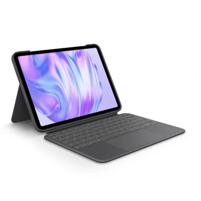 Afbeelding van Logitech Combo Touch iPad Pro 11 inch (M4)(2024) Toetsenbordhoes afneembaar toetsenbord met achtergrondverlichting en kickstand, comfortabel typen, multifunctionele modus Grafiet, QWERTY