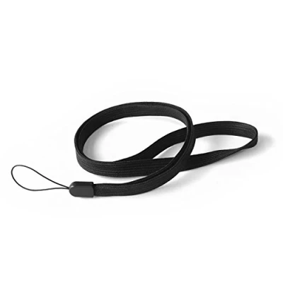Afbeelding van trage.band® Robuuste lanyard/kord/halsriem/draagriem, 5 stuks (zwart)