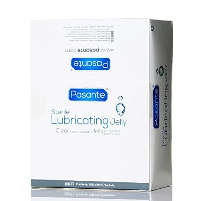 Afbeelding van Pasante Sterile Lubricating Jelly 5ml helder glijmiddel 100 stuks (grootverpakking)