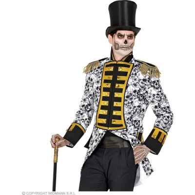 Afbeelding van Widmann Kostuum paradejas, piraat, rockster, gardeuniform, doodskop, dia de los muertos, themafeest, carnaval, Halloween