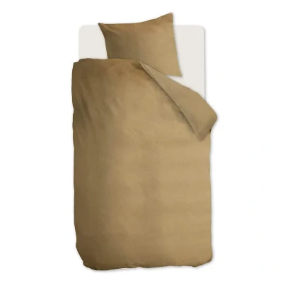 Afbeelding van Dekbedovertrek Beddinghouse Frost Gold Flanel 140 x 200 / 220 cm 1 Persoons