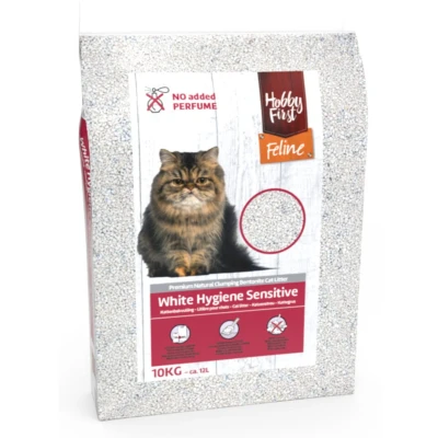 Afbeelding van Hobby First Feline Hygiene Sensitive Wit zonder Parfum 12 liter
