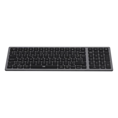 Afbeelding van T&#039;nB KBWPRO toetsenbord Bluetooth AZERTY Frans Zwart, Grijs