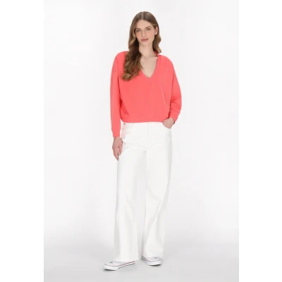 Afbeelding van DreiMaster Maritim Dames Sweatshirt XS / Koraal 60% Katoen 40% Polyester