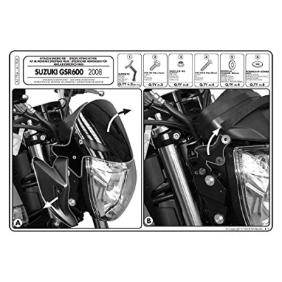 Afbeelding van GIVI A170A Montageset voor 247A/N Suzuki GSR 600