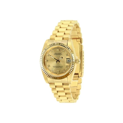 Afbeelding van PHILIPPE CONSTANCE &quot;MEDIUM SERRATED GOLD&quot; STONES GOLD