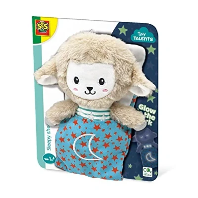 Afbeelding van Ses creative knuffelschaap glow in the dark