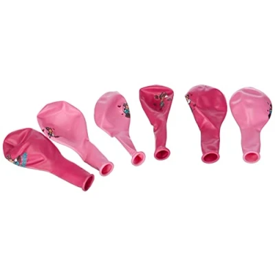 Afbeelding van Ballon Minnie Mouse 4 kleuren print 6 stuks