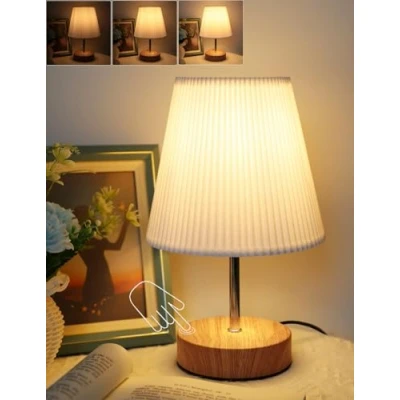 Afbeelding van HSLighting Nachtlampje Touch Dimmable: Tafellamp Dimmable Lichtbol 3 Helderheidsniveaus Verstelbare Bureaulamp Minimalistisch voor Lezen Woonkamer