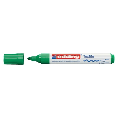Afbeelding van edding 4500 textielmarker groen 1ST 2 3 mm / 4 4500004